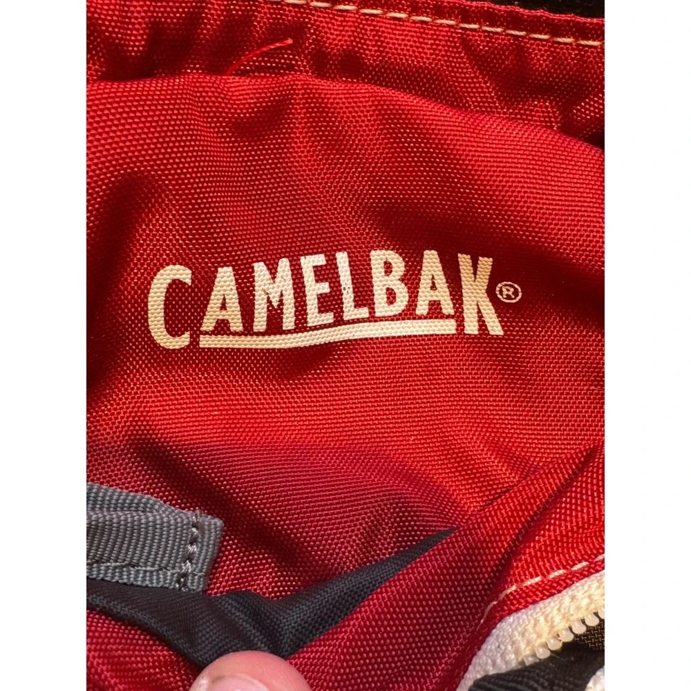 CamelBak Mini M.U.L.E. Hydration Pack‎ Backpack Red Charcoal Gray Hiking Biking